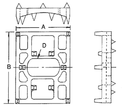 Product image for CHANCE PG3545 GAIN, CROSSARM, CURVE