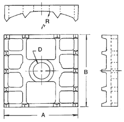 Product image for CHANCE PG5 GAIN, CROSSARM, FLAT BAC