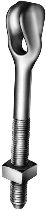 Product image for Chance DG1F8 5/8 x 8 Inch Straight Thimbleye Bolt