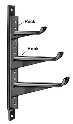 Product image for Chance 1231 6 Inch 9 Gauge Steel Cable Rack Hook