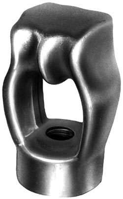 Product image for Hubbell Power 6560 5/8 Inch Drop Forged Galvanized Steel Twineye Nut