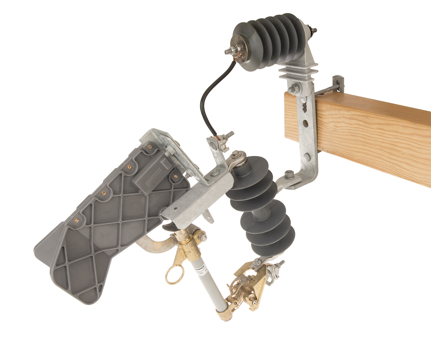 Product image for Hubbell Power CP730112PB 100 Amp 15 kV 110 kV BIL Polymer Type C Loadbreak Cutout