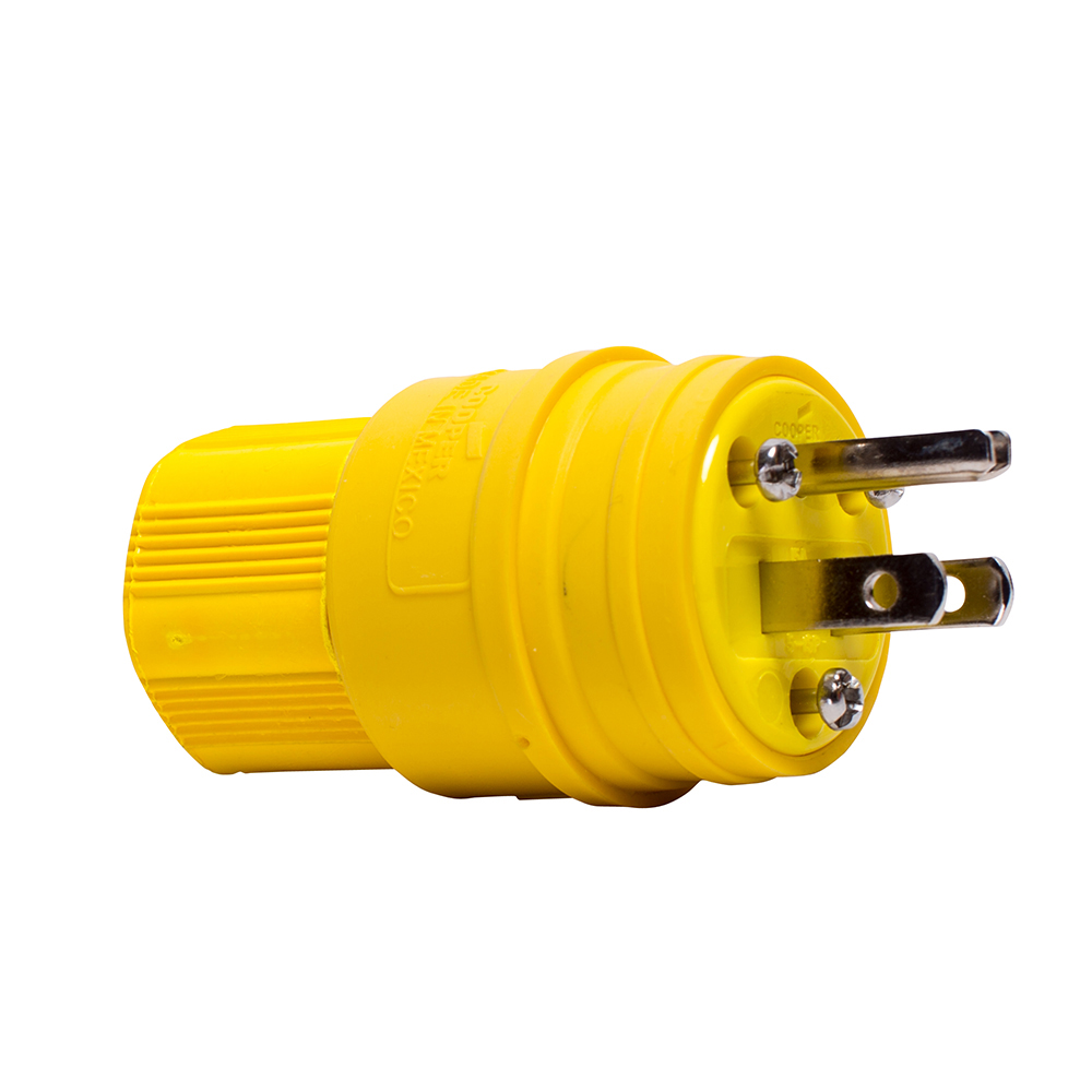 Plug WT 15A 125V 2P3W Str YL 4666902