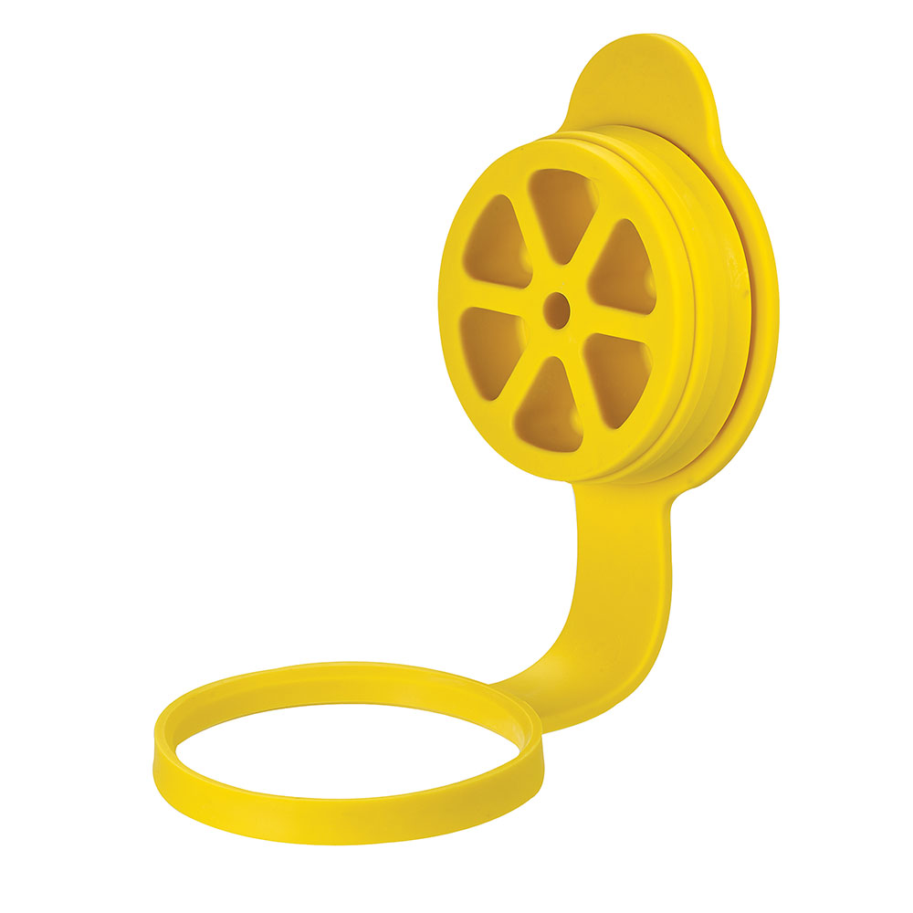 Eaton arrow hart replacement closure cap, Yellow, Santoprene, Used with watertight plug