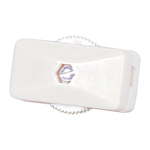 Eaton commercial switch, Switch, 3A, Surface, 120V, Feed-through, Cord, Ivory, Cord, Polycarbonate