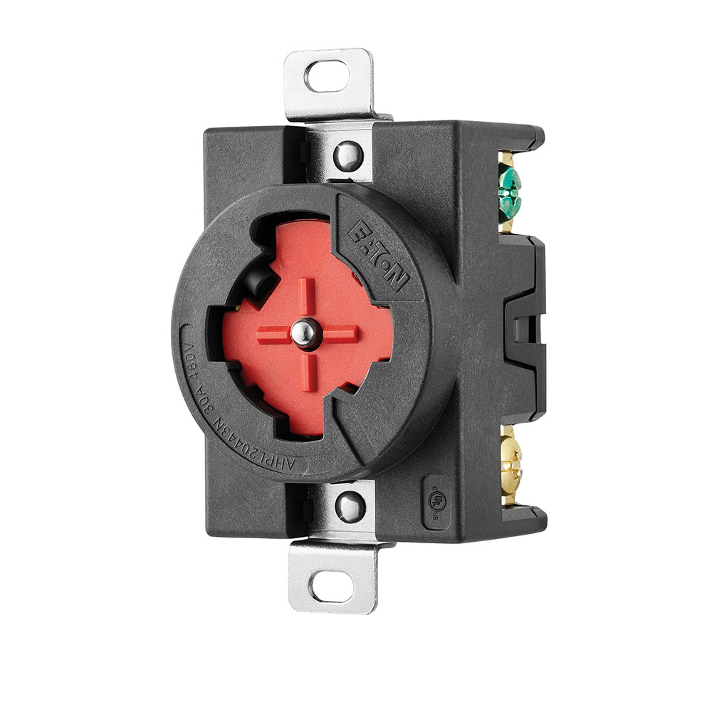 Recp Powerlock 30A 480V 3P4W BK 4747397