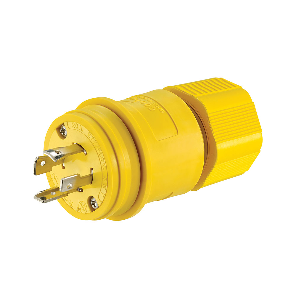 Cooper Wiring Devices Black Waterproof 30A Locking Connector Closure Cap 30CWBK 