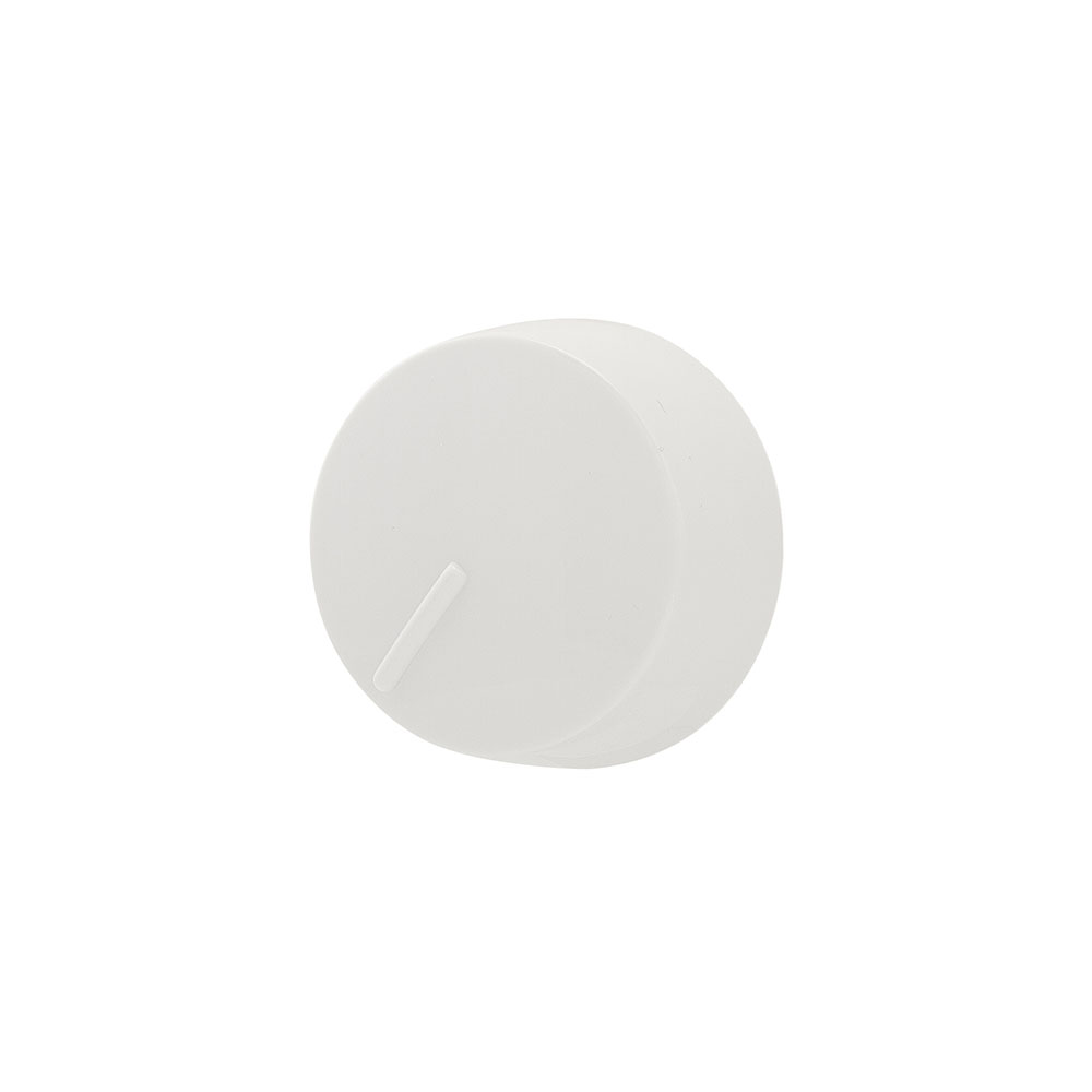 Eaton dimmer knob, White, Indoor, Polycarbonate, Used with RI061, RI101, R106P