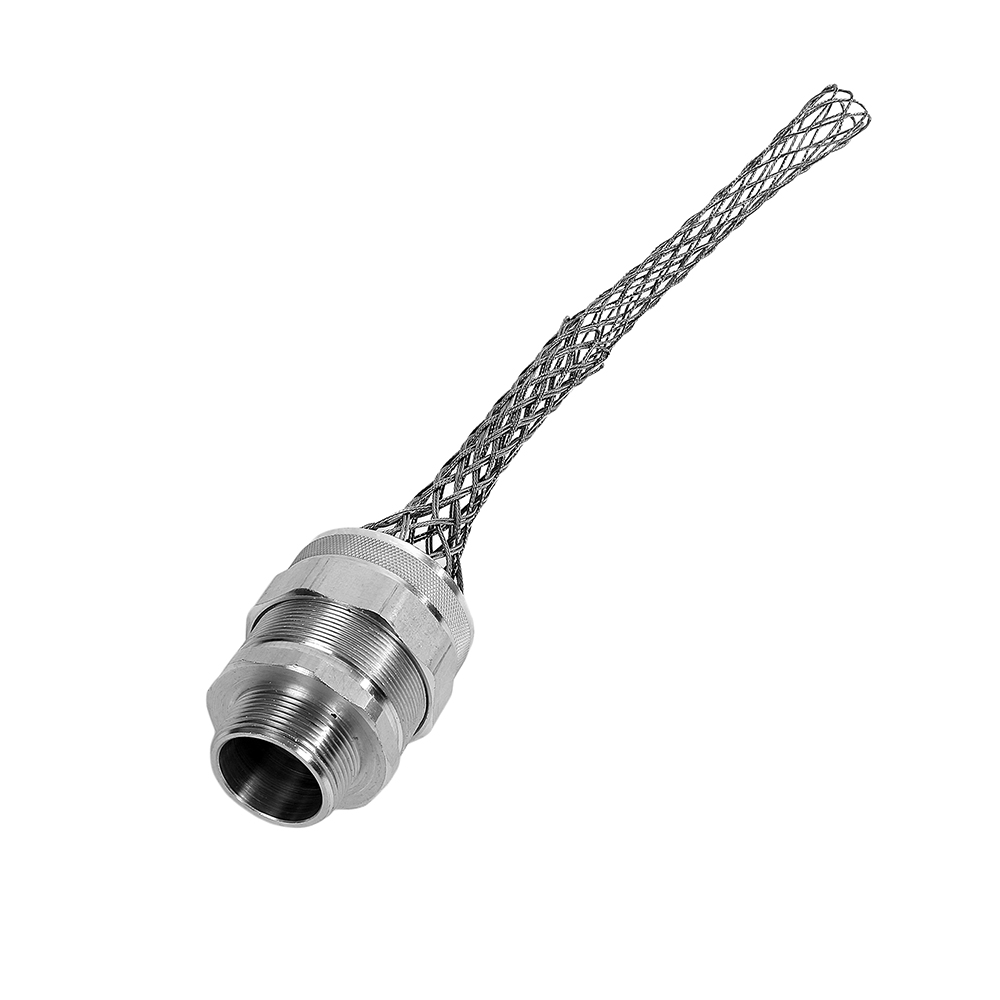 Eaton pulling grip, Standard Length, Offset Eye, Slack, Single weave, Split rod, 7700 lbs break, 1.75-1.99