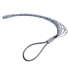 Eaton pulling grip, Standard Length, Offset Eye, Slack, Double weave, Closed mesh, 16000 lbs break, 3.50-3.99
