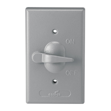 Switch Cover WP W/SP Switch Metal GY 4295201