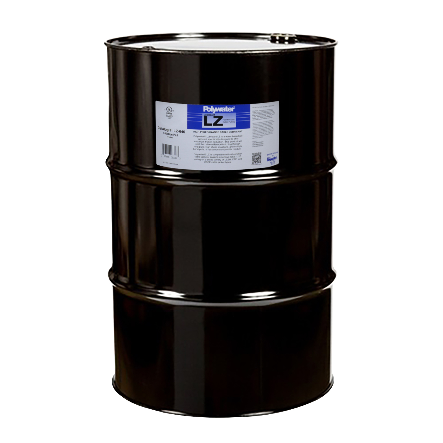 Product image for American Polywater LZ-DRUM 55-Gal Polywater® Lubr