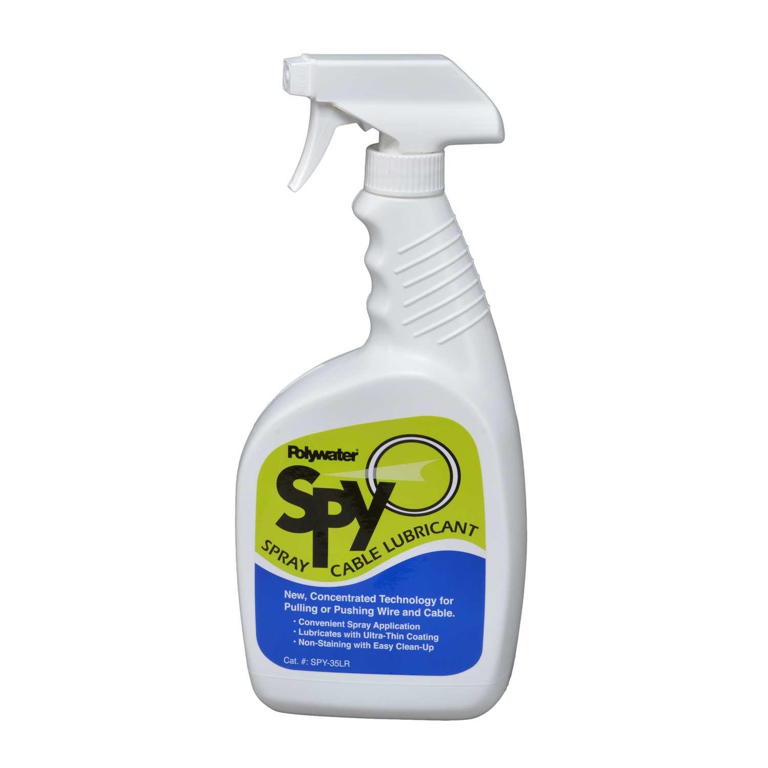 Product image for American Polywater SPY-35LR 1 Quart Spray Bottle 7.5 to 9 pH White Liquid Cable Lubricant