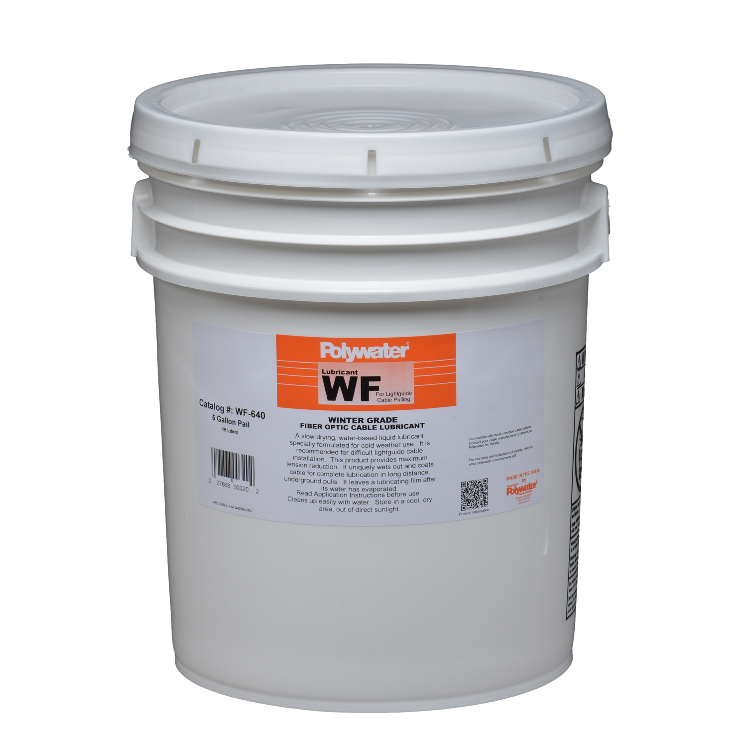 Product image for PWTR WF-640 5-Gal Winter Grade Poly