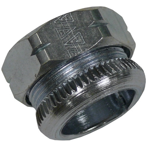 2-Piece Connector, Size: 1/2 IN, Material: Steel, Length: 0.65 IN, Diameter: 1.06 IN, Standard: UL 514B, NEMA FB-1, For Use To Secure And Terminate Steel EMT To Knockouts And Concrete Tight Box