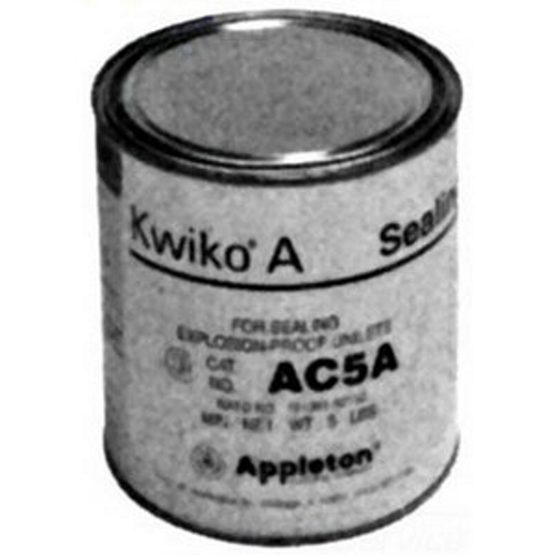 Kwiko Sealing Cement, Size: 80 OZ, Container: Can, Volume When Set: 115 CU-IN, For Use In Sealing Fittings And Sealing Hubs