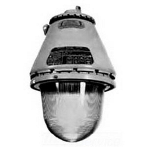 Appleton UNILETS A-51 Series Incandescent Factory Sealed Luminaire With Guard, Fixture Type: Pendant (Rigid Mounting), Lamp Type: 60 - 100 WTT A21 Medium Incandescent, Lamp Wattage: 60 - 100 WTT, Number Of Lamps: 1, Material: Copperfree (4/10 Of 1 PCT Maximum) Aluminum Mounting Hood, Fixture Wattage: 60 - 100 WTT, Length: 7.06 IN, Width: 7.06 IN, Height: 12.63 IN, Housing Finish: Epoxy-Clad And Powder Coat Fixture, Guard And Mounting Hood, Housing Material: Copperfree (4/10 Of 1 PCT Maximum) Aluminum, Ambient Temperature Range: 40 DEG C, Temperature Range: 125 DEG C Supply Wire, Lens Material: Explosionproof And Heat And Impact-Resistant Glass Globe, Hub Size: 3/4 IN, Number Of Hubs: 1, Standard: Group A And B: Class I, Division 1 And 2, Groups A , B, C, D, Class II, Division 1 And 2, Groups E, F, G, Class III, Group C And D: Class I, Division 1 And 2, Groups C, D, Class II, Division 1 And 2, Groups E, F, G, Class III, UL 1598, UL 844, UL E10444, C22.2 No. 250, C22.2 No. 137, CSA 025428, Ideal For Use In Chemical And Petrochemical Plants And In Other Heavy Process Areas Where Ignitable Vapors, Dust, Moisture And Corrosive Atmospheres May Be Present, Suitable For Use In Wet Locations, Use With Threaded Metal Conduit