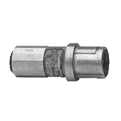 CPP Series Straight Plug, Number Of Poles: 3, Number Of Wires: 2, Amperage Rating: 20 AMP, Voltage Rating: 125 - 250 VAC, 18 VDC, Material: Copperfree Aluminum, Connection: Pressure Wire Terminal, Motor Horsepower: 1 HP, Dimensions: 1.86 I