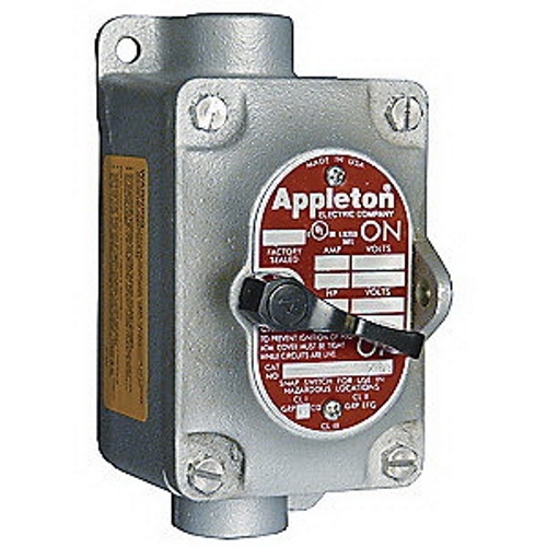 APPLETON EDSC2129 1G 3/4 SNAP SWITCH STN Gordon Electric Supply, Inc.