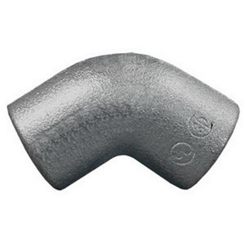 UNILETS 45 DEG Elbow, Material: Aluminum, Finish: Natural Aluminum, Trade Size: 1/2 IN, Flexibility: Rigid And IMC, Connection: Tapered FNPT, Dimension A: 1.19 IN, Standard: UL 886, UL File Number E10444, CSA C22.2 No. 25 And 30, CSA 065