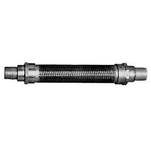 UNILETS Flexible Coupling, Trade Size: 1/2 IN, Outside Diameter: 1.41 IN, Flex Length: 14 IN, Radius: 10 IN Bending, Flexibility: Rigid And IMC, Material: Outer Bronze Braid And Inner Brass Core With Insulating Liner, End Type:  (2) Male Nipples