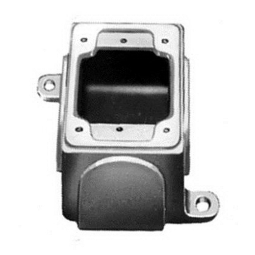 UNILETS FDB Deep Depth 1-Gang Cast Device Box, Material: Copperfree (4/10 Of 1 PCT Maximum) Aluminum, Mounting: Lugs, Knockouts: No, Height: 5 IN, Width: 2.81 IN, Depth: 2.69 IN, Finish: Epoxy Powder Coat, Standard: UL 514 A, UL File Number E2527, NEMA FB-1, For Use With Threaded Metal Conduit And IMC