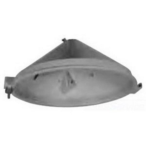Cone Mounting Hood, Size: 1 IN Hub, Material: Cast Copperfree (4/10 Of 1 PCT Maximum) Aluminum, Lamp Type: High Pressure Sodium And Pulse Start Metal Halide, Mounting: Pendant, Finish: Baked Gray Epoxy-Clad, For Mercmaster III Low Profile