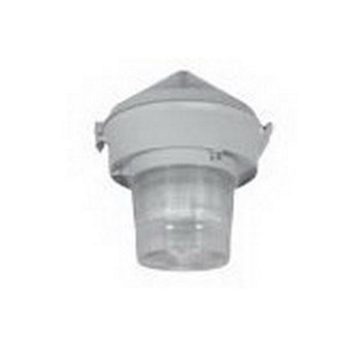Appleton Mercmaster III ML Series Low Profile HID Luminaire With Cast Guard, Fixture Type: Pendant Cone Hood (Rigid Mounting), Lamp Type: 50 WTT Medium High Pressure Sodium, Lamp Wattage: 50 WTT, Voltage Rating: 120/208/240/277 V, Number Of Lamps: 1, Material: Stainless Steel Hardware And Latch Assembly, Cast Copperfree (4/10 Of 1 PCT Maximum) Aluminum Mounting Hood, Body And Guard, Fixture Wattage: 64 WTT, Amperage Rating: 0.25 AMP Starting, 0.25 AMP Operating At 277 V, Length: 12.06 IN, Width: 12.06 IN, Housing Finish: Baked Gray Epoxy-Clad Powder Coat, Housing Material: Cast Copperfree (4/10 Of 1 PCT Maximum) Aluminum, Ambient Temperature Range: 65 DEG C, Temperature Range: 90 DEG C Supply Wire, Lens Material: Heat-Resistant Prismatic Glass Globe, Ballast Type: High Reactance High Power Factor Autotransformer (HX-HPF), Ballast Quantity: 1, Number Of Hubs: 1, Hub Size: 3/4 IN NPT, Frequency Rating: 60 HZ, Enclosure: NEMA 4X, IP66, Standard: Class I, Division 2, Groups A,B, C, D, Class I, Zone 2, AEx nA nR IIC (Z2), Class I, Zone 2, Ex nR IIC (Z), Class I, Zone 2, AEx nR IIC (ZB), Class II, Division 1 And 2, Groups E, F, G, Class III, UL 1598A, 60079-15, 844, CSA LR25428, Enclosed And Gasketed Fixtures Suitable For Use In Marine And Wet Locations, And In A Wide Range Of Industrial, Chemical Processing And Other Areas Where Flammable Gases And Vapors Or Combustible Dusts Are Present, Areas Of Low Clearance, Low Ceiling Heights Or Where Fixture Weights Must Be Minimized, R Use In Non-Hazardous Locations Where Severe Weather Conditions, Excessive Moisture, Dirt, Dust Or Corrosive Atmospheres Are Present, Oil Refineries, Pulp And Paper Mills, Chemical Plants, Food-Processing Areas, Inspection Facilities, Foundries, Power Plants, Storage Areas, Waste And Sewage Treatment, Parking Garages, And Other Areas Where Dust, Water, Dirt And Rough Usage Are A Problem