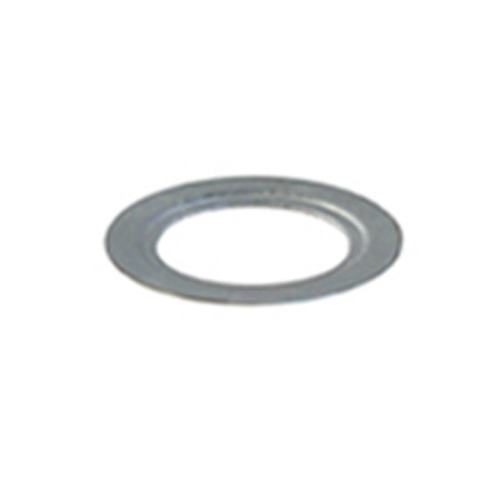 Reducing Washer, Material: Steel, Outside Diameter: 1.34 IN, Inside Diameter: 0.88 IN, Conduit Size: 3/4 - 1/2 IN, Standard: UL 514B, UL File Number E14817, CSA C22.2 No. 18.3, NEMA FB-1, For To Reduce A Knockout Or Sliphole In A Sheet Metal Enclosur...
