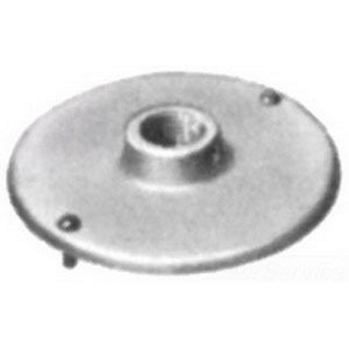 Cast Cover, Material: Cast Malleable Iron, Finish: Triple-Coat (Zinc Electroplate, Chromate And Epoxy Powder Coat), Size: 1/2 IN Hub, Number Of Outlet: (1) Hub, Mounting: Box, Standard: CSA Certified, For Use With Unilets SEH Conduit Outlet Boxes