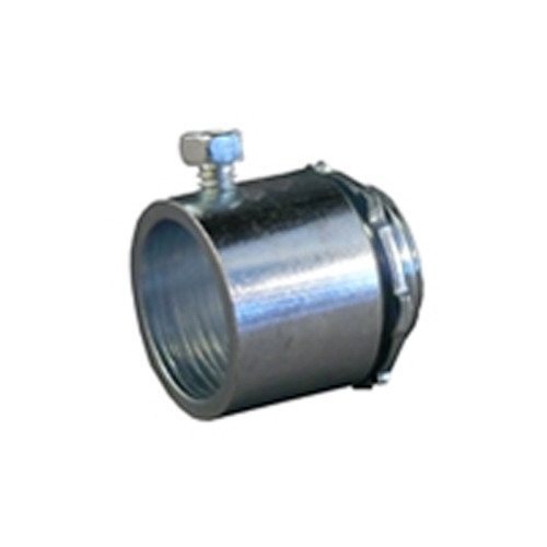Set-Screw Connector, Size: 1 IN, Connection: Male Threaded X Set-Screw, Material: Malleable Iron And Steel, Length: 1-3/4 IN, Thread Length: 0.56 IN, Diameter: 1.63 IN, Standard: UL 514B, CSA C22.2 No. 18.3, CSA 065178, NEMA FB-1, For Us