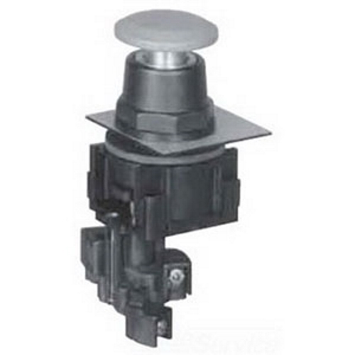 UniCode One Labyrinth Pushbutton Switch, Action: Maintained, Contact Configuration: 1 NO/1 NC, Contact Rating: 10 AMP At 600 VAC, 5 Amp At 125 VDC, Enclosure: NEMA 3, 3R, 4, 4X, Cap/Lens Color: Red, Standard: UL 508, UL 698, UL 1604, ISA