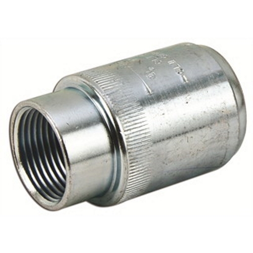 UNILETS UNF Standard Expansion Union, Trade Size: 3/4 IN, Outside Diameter: 1.44 IN, Length: 3.06 IN Overall Length At Maximum Expansion, Flexibility: Rigid And IMC, Material: Steel, Connection: Female Threaded, Maximum Expansion: 0.53 IN,