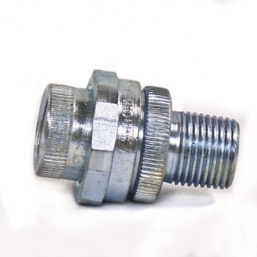 UNILETS UNY Union, Trade Size: 1 IN, Outside Diameter: 2 IN, Length: 2.62 IN, Flexibility: Rigid And IMC, Material: Steel, Connection: Male Threaded X Female Threaded, Finish: Zinc Electroplate, Standard: UL 886 (1203), UL File Number E1