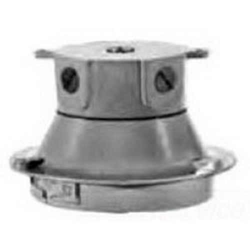 UNILETS Mounting Hood, Size: 1/2 IN Hub, Material: Copperfree (4/10 Of 1 PCT Maximum) Aluminum, Lamp Type: Incandescent, Mounting: Ceiling, Finish: Epoxy Powder Coat, For Stylmaster Incandescent Luminaires