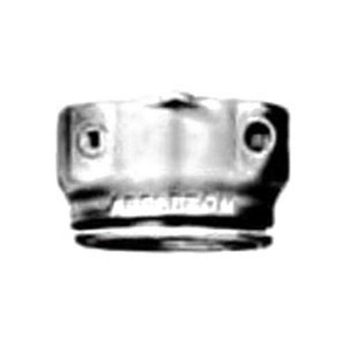 UNILETS Mounting Hood, Size: 1/2 IN Hub, Material: Malleable Iron, Lamp Type: High Pressure Sodium, Mounting: Ceiling, Finish: Triple-Coat (Zinc electroplate, Chromate, Epoxy Powder Coat), For Mercmaster Jr. Luminaires