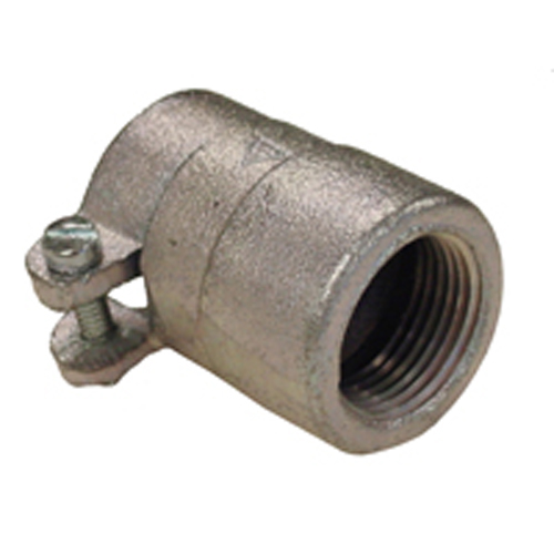 Conduit Hardware, Couplings, Armored Cable, Trade Size: 1/2 IN, Material: Malleable Iron