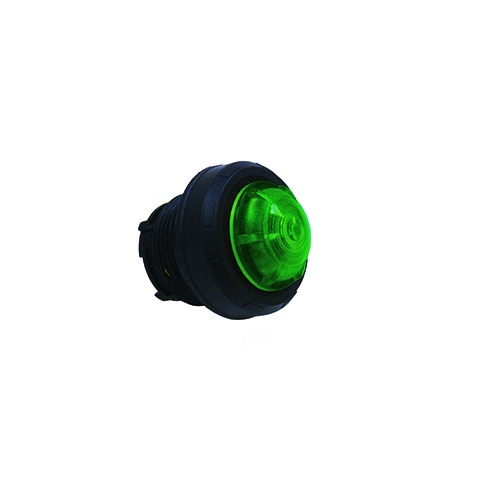 Pilot Light Spare Lens, Type Round, Material Polycarbonate, Color Green, Mounting Rail, Approval IECEx, Protection Type IP66, Volume Size 3.66 Cu Inch, Weight 0.06 Lb