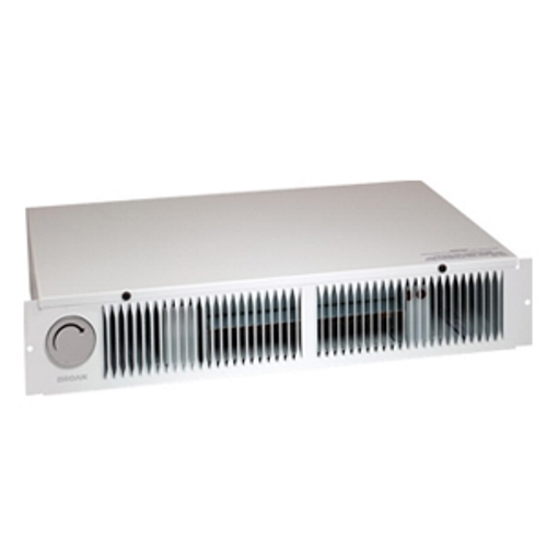NUTO 112 KICKSPACE HEATER. 1500W 240VAC, 750/1500W 120VAC, WITH BUILT-IN THERMOSTAT. WHITE.