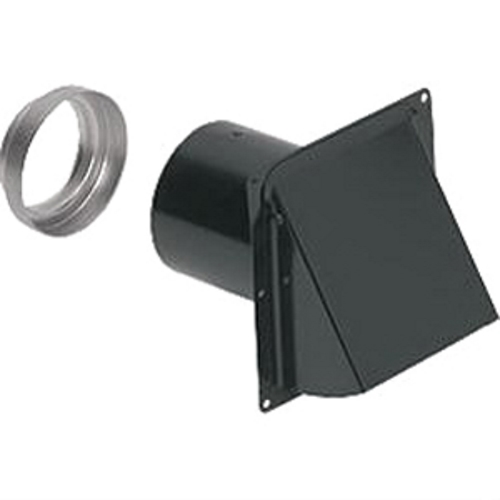 Wall Cap (steel/black finish) for 3