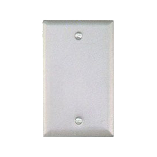 BWF BC-1WV 1-Gang Weatherproof Blank Cover, Material: Stamped Steel, Powder Coat Finish, Rectangle Shape, Number Of Outlet: Blank, White Color, Construction: Rugged, Seamless, Mounting: Box, 2-13/16 IN Length X 4-9/16 IN Height, Mounting Hole Space: 3-9/32 IN, NEMA Rating: NEMA 3R, Standard: UL Listed, CSA Certified, NEC Article 410-57(B), For Use With 1-Gang Weatherproof Boxes