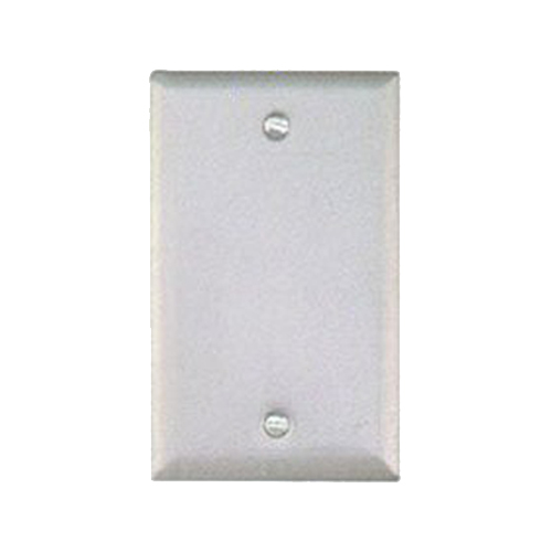 BWF BC-1WV 1-Gang Weatherproof Blank Cover, Material: Stamped Steel, Powder Coat Finish, Rectangle Shape, Number Of Outlet: Blank, White Color, Construction: Rugged, Seamless, Mounting: Box, 2-13/16 IN Length X 4-9/16 IN Height, Mounting Hole Space: 3-9/32 IN, NEMA Rating: NEMA 3R, Standard: UL Listed, CSA Certified, NEC Article 410-57(B), For Use With 1-Gang Weatherproof Boxes