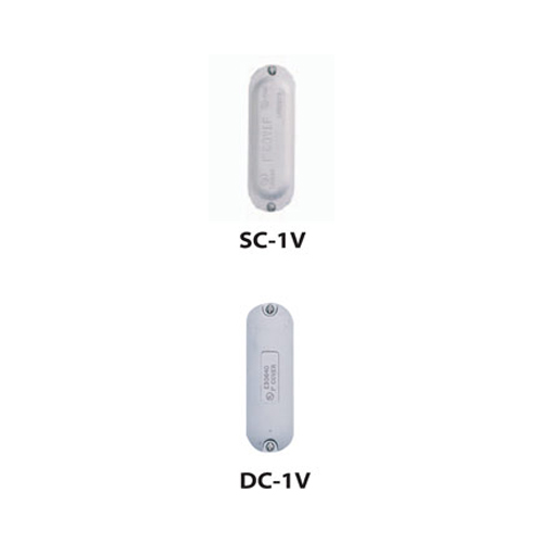 BWF DC-1V Conduit Body Cover With Screws, Hub Size: 1/2 IN, Material: Die-Cast, Stamped Aluminum, Gray Color, For Aluminum Conduit Body