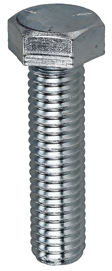 Cap Screw, Grade 5 Steel material, Zinc Plated Finish, Hex head type, 3/4 in. length, 1/2-13 in. thread size, 3/4 in. head width