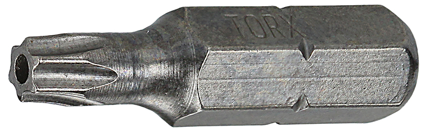 Insert Bit, T27 tip size, Star Pin tip type, 1 in. overall length, Hex shank shape, 1/4 in. shank size, 1/4F, 1/4R in. screw size