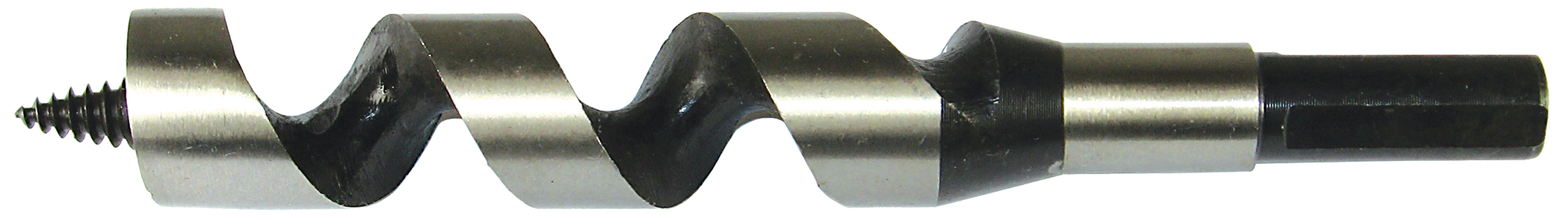 Short Ship Anger Bit, 1 in. bit diameter, 7/16 in. shank diameter, Hex shank type