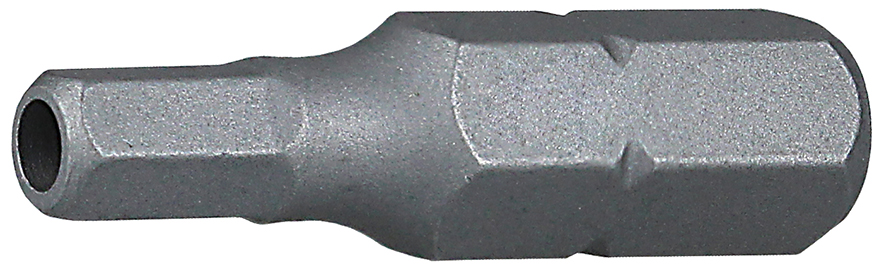 Insert Bit, 1/8 in. tip size, Hex Pin tip type, 1 in. overall length, Hex shank shape, 1/4 in. shank size, Package Quantity 1, Screw Size #6 pack
