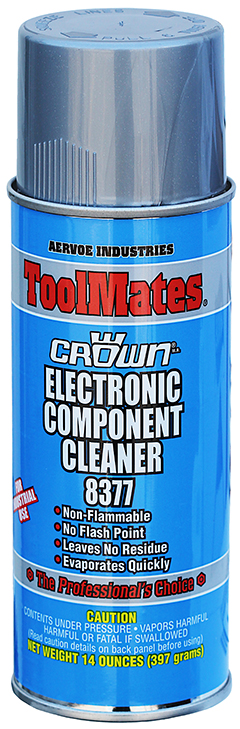 Electronic Component Cleaner, 16 oz. Aerosol Can, Non-Flammable, 26 KV/MM dielectric strength