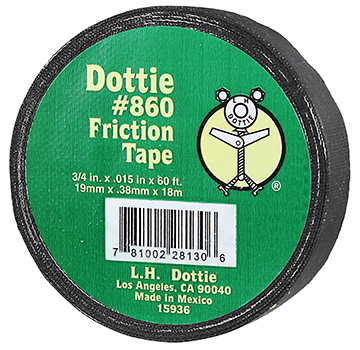 Friction Tape, 60 ft. length, 3/4 in. width