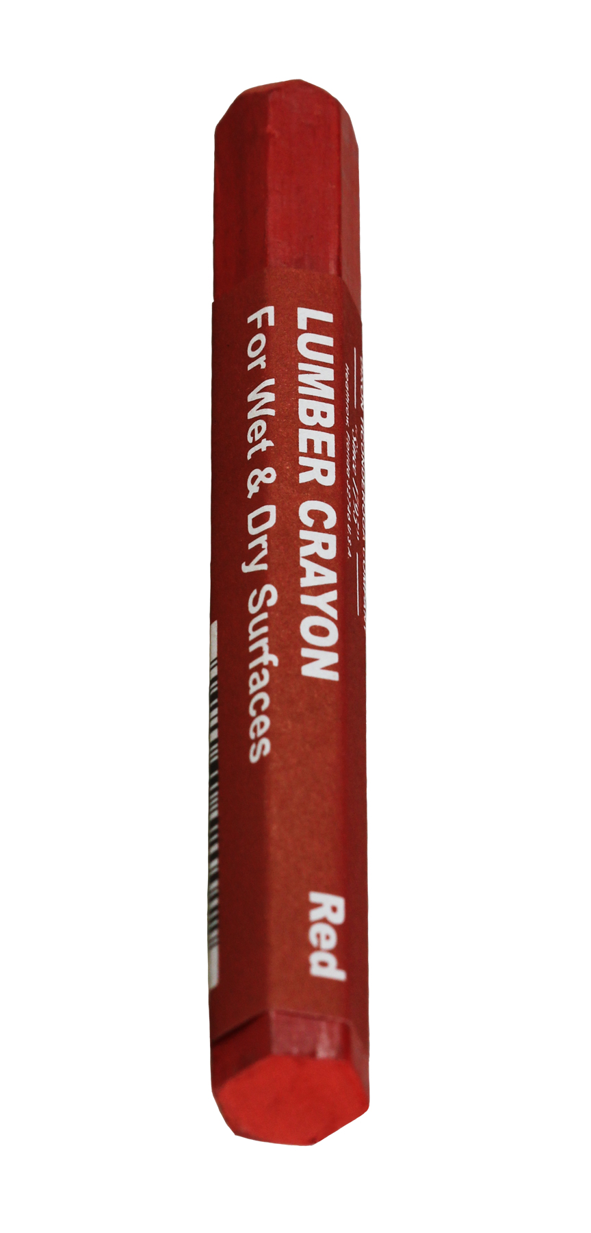 Lumber Crayon, Red, Waterproof, Fade Resistant